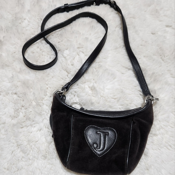 Juicy Couture crossbody dark brown vintage bag - Picture 2 of 5
